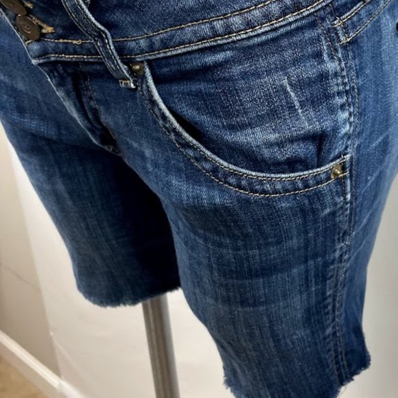 Hudson Jeans Midrise Cut off Jean Shorts Size 28 - Picture 4 of 15